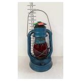 Dietz No. 8 Air Pilot blue lantern with red