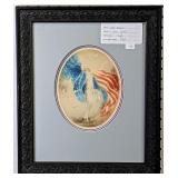 Miss America giclee print by Louis icart, 14 x 17"