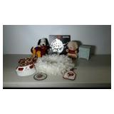 Group of mostly Redskins items. Visor, fly