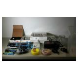 Group of mostly electronic accessories,  plus