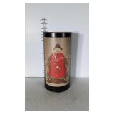 Metal Cylinder Wastebasket, 10" x 19" . Paper