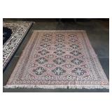 Pink area rug 96x61