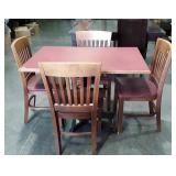 Four Person Restaurant table with 4 chairs, nice
