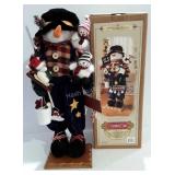 2001 Grandeur Noel 29" Snowman Holiday figure with