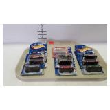 Toys - 1 Matchbox, and 9 Hot Wheels carded cars
