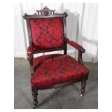 Victorian Parlor Chair, one arm needs tightened