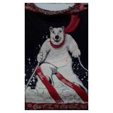Coca-Cola lap throw
