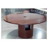 Office Table, 60" round top work Station type