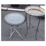 Two patio stands