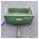 John Deere pull behind lawn cart