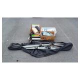Skid lot, includes sanded grout, car taillight,