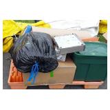 Skid lot, includes diver box, roll of paper