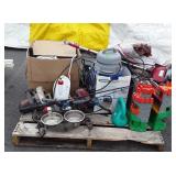 Skid lot, includes tools, shop vac, kids toys,