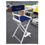 Skid lot of eight directors chairs with Estee
