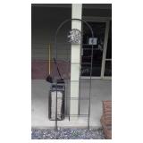 Three garden trellis