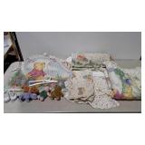 Winnie the Pooh nursery set with sheet, blanket,