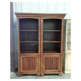 Media Curio Cabinets, 2 pc side by side wall unit