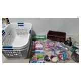 Miscellaneous group, two laundry baskets, rootie