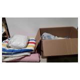 Linens, blanket, co,forter, sheets, etc