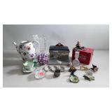 Decor group, crystal vase, Coca-Cola collectible,