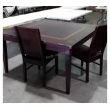 Pier 1 Furniture. 55" square table with 2 chairs