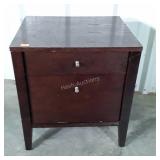 Home office File Stand, shallow top over hanging