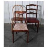 Three odd Chairs lot