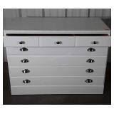 Ethan Allen 3 Drawer painted Dresser. Needs fresh