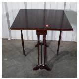 Drop Leaf Tea Table, gateleg on casters