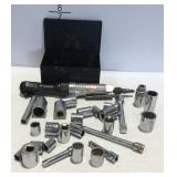 B&D impact socket wench and various sockets