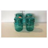 Four canning jars