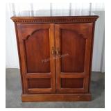 Mahogany Entertainment Armoire Cabinet 37x21x44"