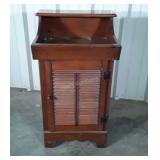Pine Dry Sink Cabinet, unusual size at 19" wide