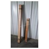 Oak Boards. Six are 2x4x62" And 3 are 1x4x42"