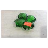 Four leaf clover art glass