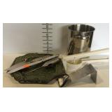 Aerolatte mixer, ice bucket, juicer, plate, and