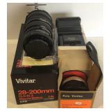 Camera accessories- vivitar 28-200mm lend,