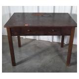 Writing Table with drawer. Plywood top well made