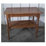 Early Library Style Table with wide board