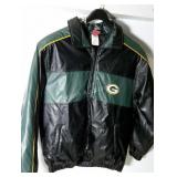 Faux leather Green Bay Packers jacket. Size