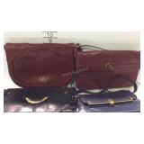 Group of ladies handbags