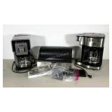 Kitchen appliances. Two coffee makers and an
