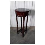 Mahogany Plant Stand, 16x36" tall,