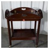 Butlers Service Cart, top tray is removable,