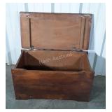 Pine Storage Trunk, 31" long early made