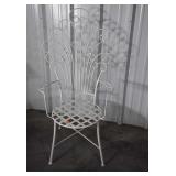 Wrought iron framed Accent Chair, outdoor