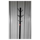 Metal Coat Tree, 4 hat/coat hooks
