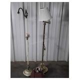 Two floor lamps repairs are required