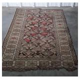 Early Area Scatter Rug, edge wear as shown about