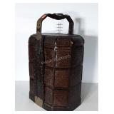 Picnic Travel Basket, having 3 stackable trays
